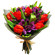 Bouquet of tulips and alstroemerias. India
